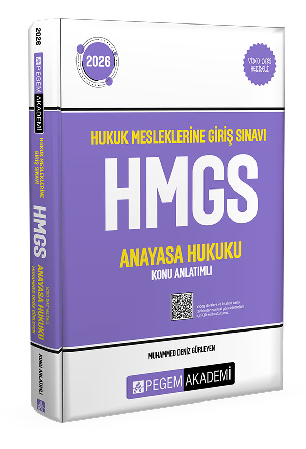 2026 Hukuk Mesleklerine Giriş Sınavı HMGS Anayasa Hukuku Konu Anlatımlı 2026 Hukuk Mesleklerine Giriş Sınavı HMGS Anayasa Hukuku Konu Anlatımlı