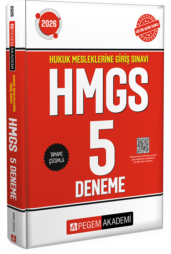 2026 Hukuk Mesleklerine Giriş Sınavı HMGS Tamamı Çözümlü 5 Deneme 2026 Hukuk Mesleklerine Giriş Sınavı HMGS Tamamı Çözümlü 5 Deneme