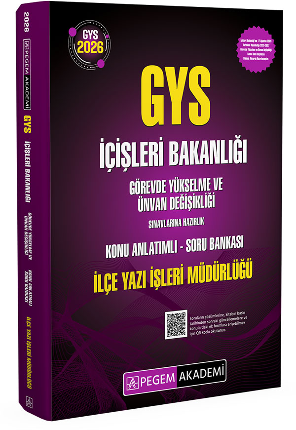2026 GYS İçişleri Bakanlığı Konu Anlatımlı Soru Bankası-İlçe Yazı İşleri Müdürlüğü 2026 GYS İçişleri Bakanlığı Konu Anlatımlı Soru Bankası-İlçe Yazı İşleri Müdürlüğü
