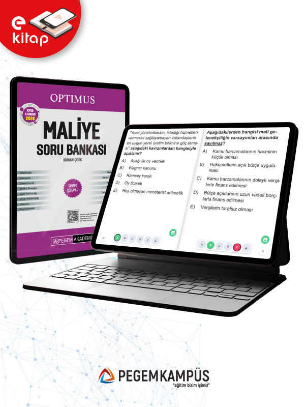 2026 KPSS A Grubu Optimus Maliye Tamamı Çözümlü E-Soru Bankası