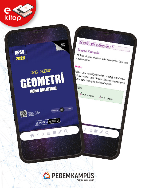 2026 KPSS Genel Yetenek Genel Kültür Geometri Konu Anlatımlı E-Kitap