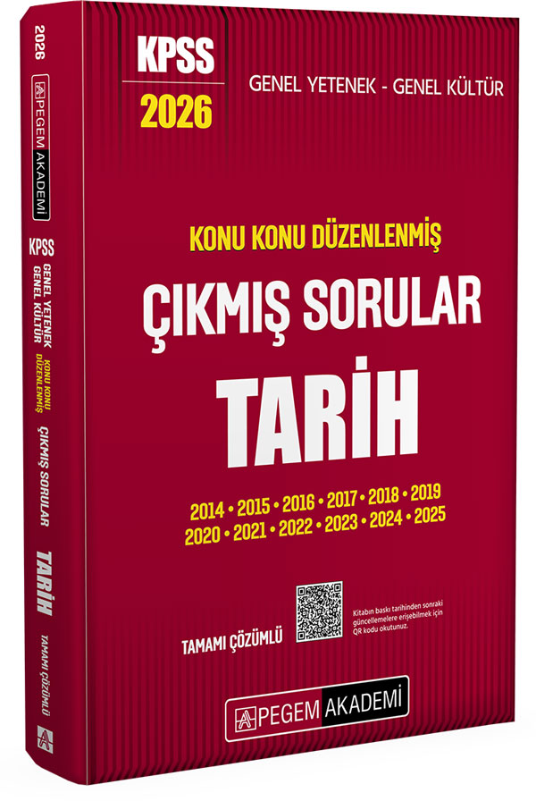 2026 KPSS Genel Yetenek Genel Kültür Konu Konu Düzenlenmiş Tamamı Çözümlü Çıkmış Sorular TARİH 2026 KPSS Genel Yetenek Genel Kültür Konu Konu Düzenlenmiş Tamamı Çözümlü Çıkmış Sorular TARİH