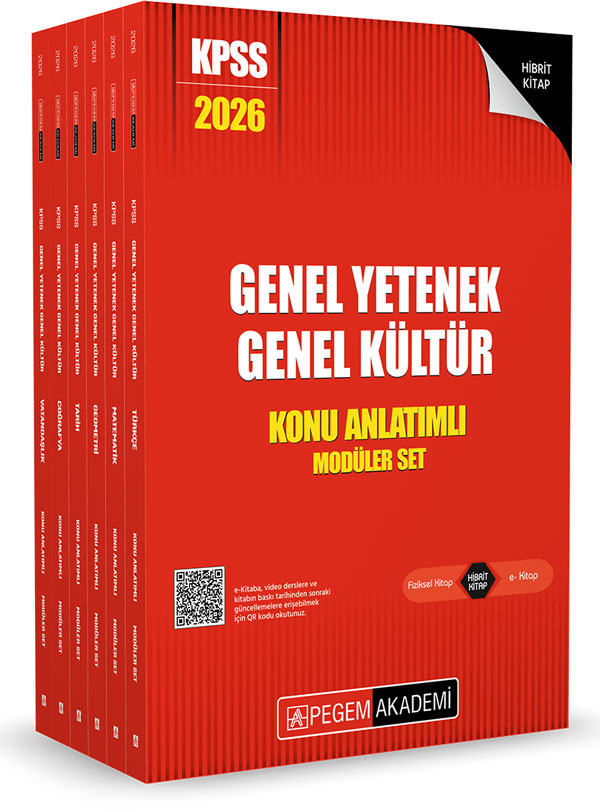 2026 KPSS Genel Yetenek Genel Kültür Lisans Konu Anlatımlı Modüler Set - (6 Kitap) 2026 KPSS Genel Yetenek Genel Kültür Lisans Konu Anlatımlı Modüler Set - (6 Kitap)