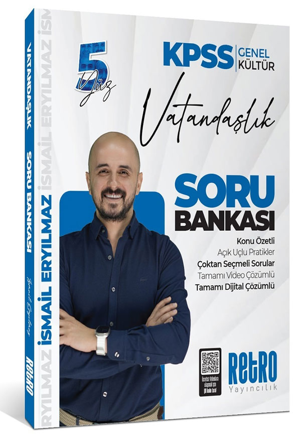 2026 KPSS İsmail Eryılmaz Vatandaşlık Soru Bankası Retro Yayıncılık 2026 KPSS İsmail Eryılmaz Vatandaşlık Soru Bankası Retro Yayıncılık