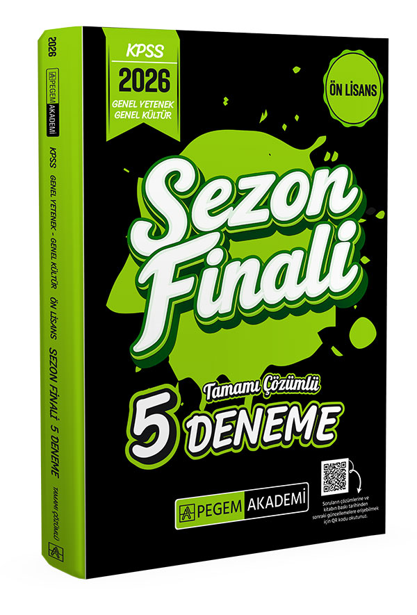 2026 KPSS Ön Lisans Genel Yetenek Genel Kültür Sezon Finali Tamamı Çözümlü 5 Deneme 2026 KPSS Ön Lisans Genel Yetenek Genel Kültür Sezon Finali Tamamı Çözümlü 5 Deneme