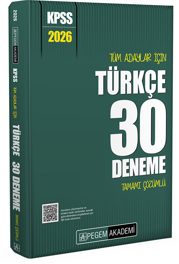2026 KPSS Tüm Adaylar İçin Türkçe 30 Deneme Tamamı Çözümlü 2026 KPSS Tüm Adaylar İçin Türkçe 30 Deneme Tamamı Çözümlü