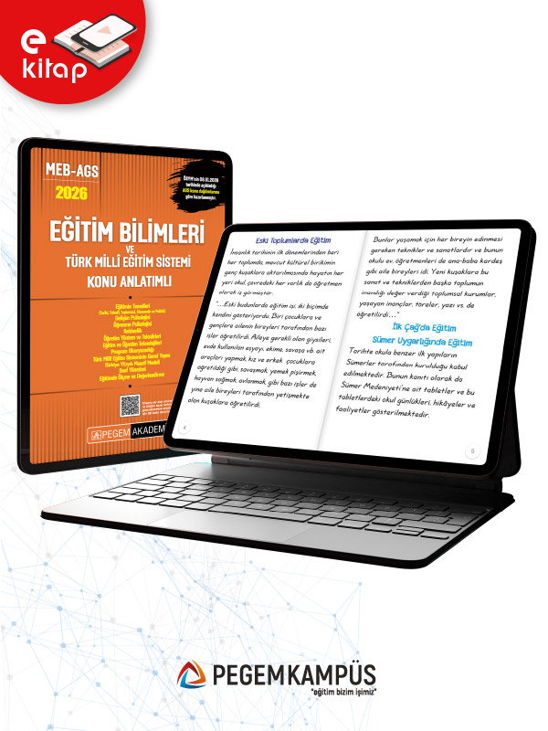 2026 MEB-AGS Eğitim Bilimleri ve Türk Millî Eğitim Sistemi Konu Anlatımlı E-Kitap