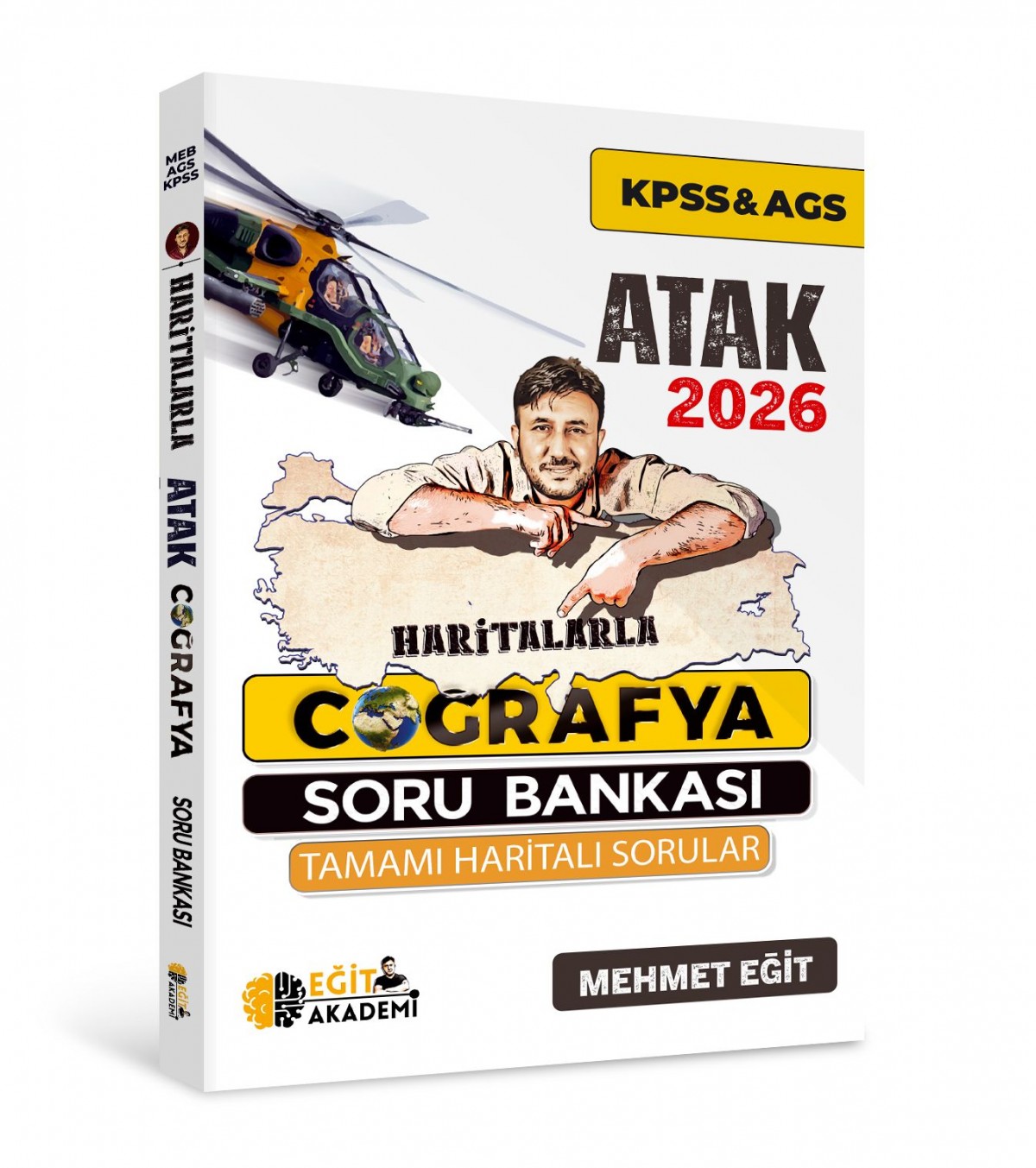 2026 MEB AGS KPSS Haritalarla Atak Coğrafya Soru Bankası Eğit Akademi 2026 MEB AGS KPSS Haritalarla Atak Coğrafya Soru Bankası Eğit Akademi