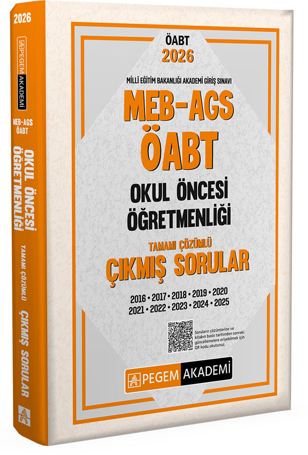 2026 MEB AGS ÖABT Okul Öncesi Öğretmenliği Tamamı Çözümlü Çıkmış Sorular 2026 MEB AGS ÖABT Okul Öncesi Öğretmenliği Tamamı Çözümlü Çıkmış Sorular
