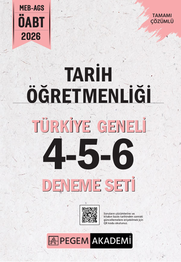 2026 MEB AGS ÖABT Tarih Öğretmenliği Tamamı Çözümlü Türkiye Geneli 4-5-6 (3'lü Deneme Seti) 2026 MEB AGS ÖABT Tarih Öğretmenliği Tamamı Çözümlü Türkiye Geneli 4-5-6 (3'lü Deneme Seti)