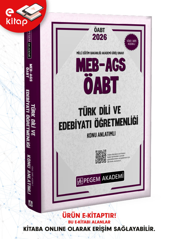 2026 MEB-AGS ÖABT Türk Dili ve Edebiyatı Öğretmenliği Konu Anlatımlı E-Kitap
