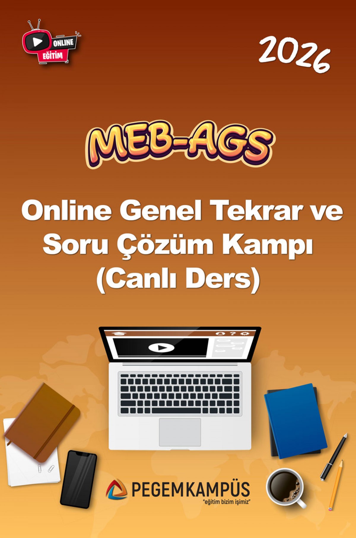 2026 MEB-AGS Online Genel Tekrar ve Soru Çözüm Kampı (Canlı Ders)