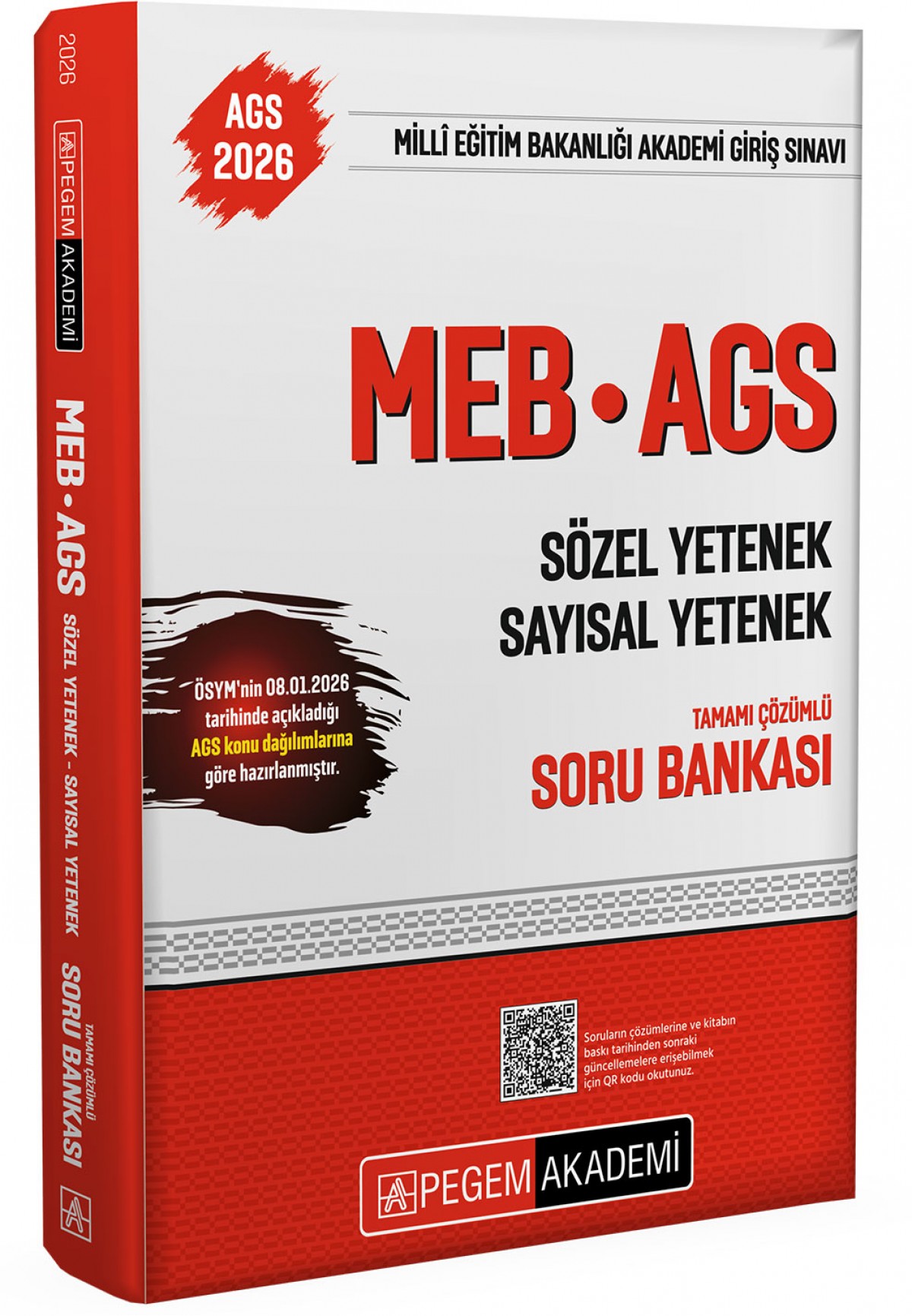 2026 MEB AGS Soru Bankası Tamamı Çözümlü Sözel Yetenek Sayısal Yetenek