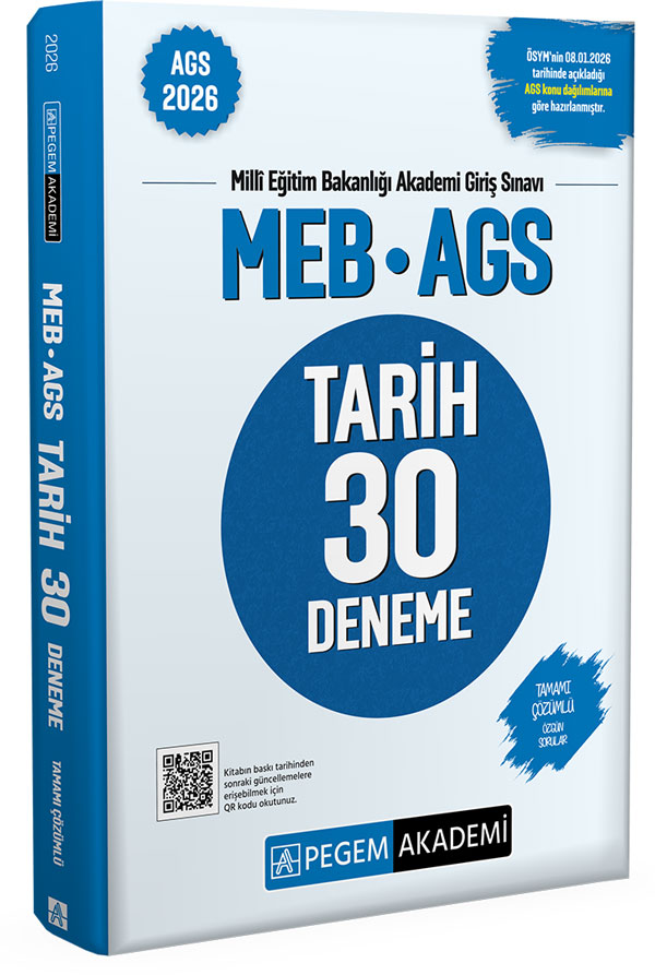 2026 MEB AGS Tarih 30 Deneme Tamamı Çözümlü 2026 MEB AGS Tarih 30 Deneme Tamamı Çözümlü