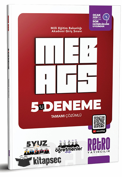 2026 MEB AGS Tüm Dersler Tamamı Çözümlü 5 Deneme Retro Yayıncılık 2026 MEB AGS Tüm Dersler Tamamı Çözümlü 5 Deneme Retro Yayıncılık