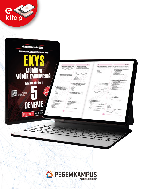 2026 Millî Eğitim Bakanlığı Eğitim Kurumlarına Yönetici Seçme Sınavı (EKYS) Müdür ve Müdür Yardımcılığı Tamamı Çözümlü 5 Deneme (e-kitap) 2026 Millî Eğitim Bakanlığı Eğitim Kurumlarına Yönetici Seçme Sınavı (EKYS) Müdür ve Müdür Yardımcılığı Tamamı Çözümlü 5 Deneme (e-kitap)