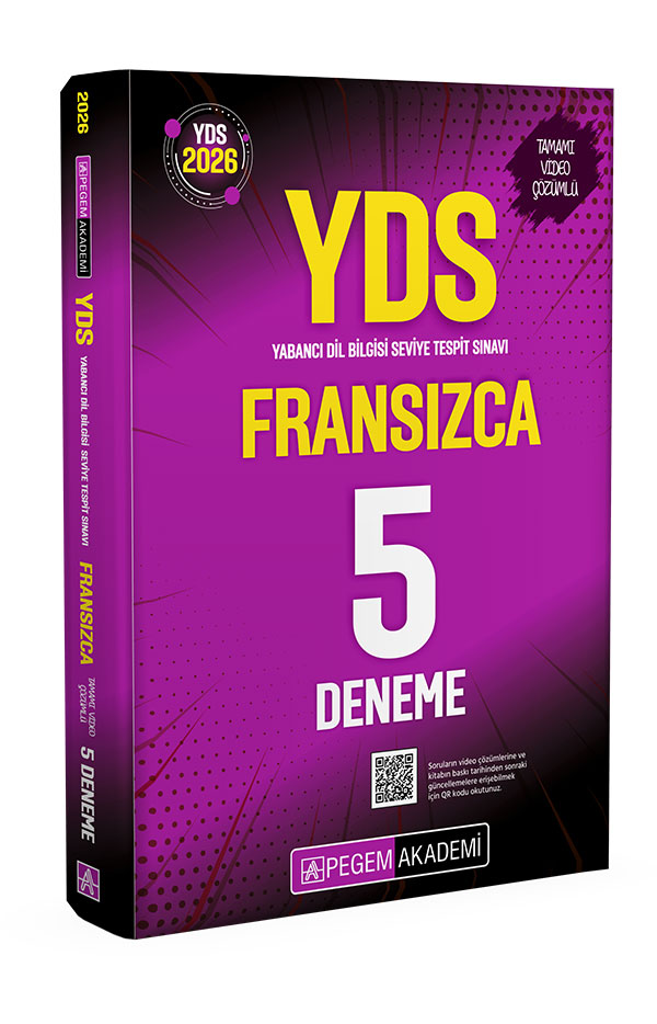 2026 YDS Fransızca Tamamı Video Çözümlü 5 Deneme 2026 YDS Fransızca Tamamı Video Çözümlü 5 Deneme