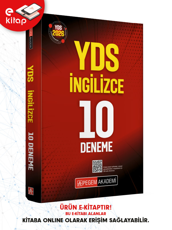 2026 YDS İngilizce 10 Deneme E-Kitap