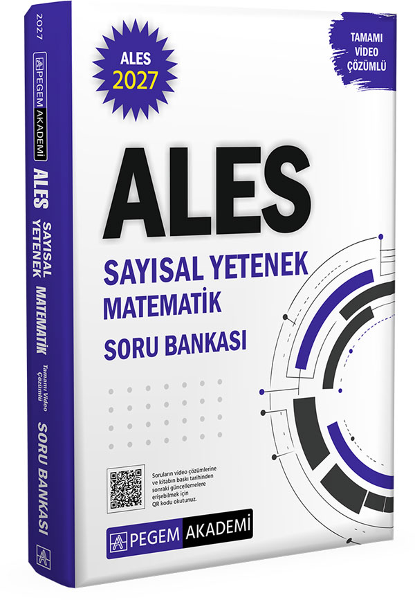 2027 ALES Sayısal Yetenek Matematik Tamamı Video Çözümlü Soru Bankası 2027 ALES Sayısal Yetenek Matematik Tamamı Video Çözümlü Soru Bankası