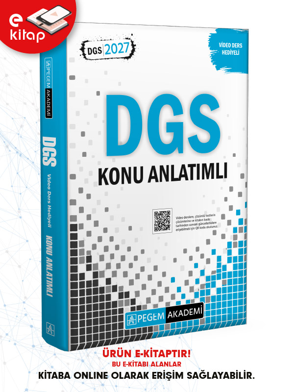 2027 DGS Konu Anlatımlı E-Kitap (Video Ders Hediyeli)
