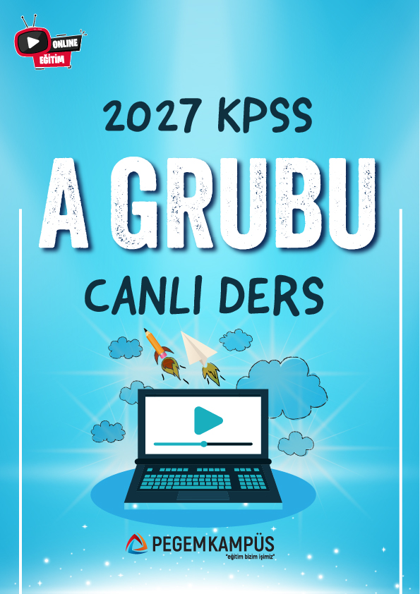 2027 KPSS A Grubu Canlı Ders + Ders İzleme Defteri + Soru Bankası