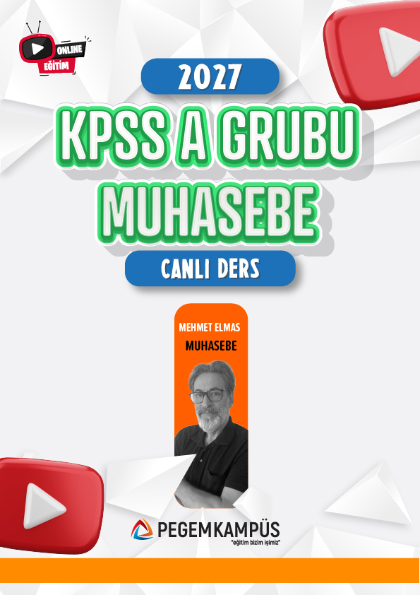 2027 KPSS A Grubu Muhasebe Canlı Ders