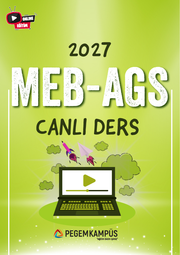 2027 MEB-AGS Canlı Ders + Ders İzleme Defteri + Soru Bankası