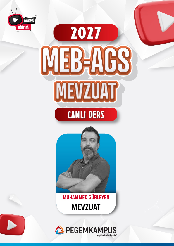2027 MEB-AGS Mevzuat Canlı Ders