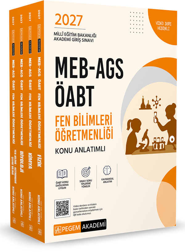 2027 MEB AGS ÖABT Fen Bilimleri Öğretmenliği Konu Anlatımlı Modüler Set (4 Kitap) 2027 MEB AGS ÖABT Fen Bilimleri Öğretmenliği Konu Anlatımlı Modüler Set (4 Kitap)