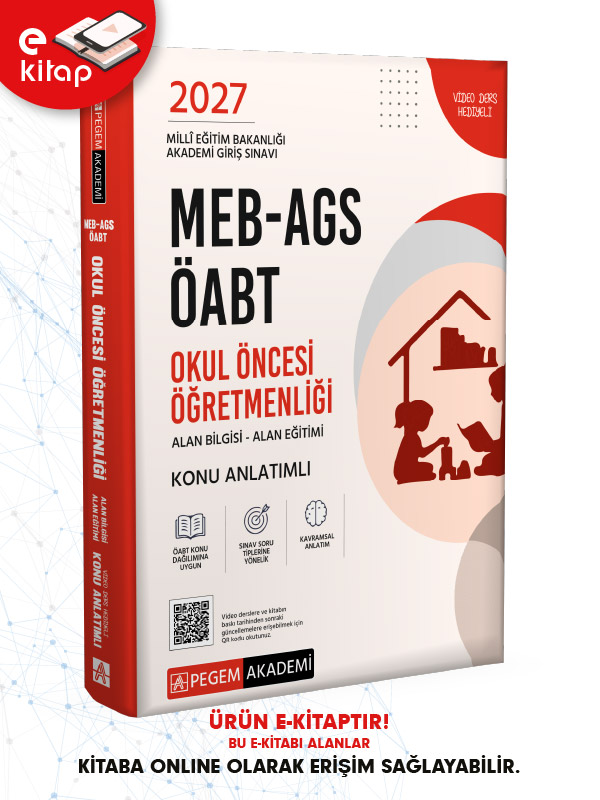 2027 MEB-AGS ÖABT Okul Öncesi Öğretmenliği Konu Anlatımlı E-Kitap