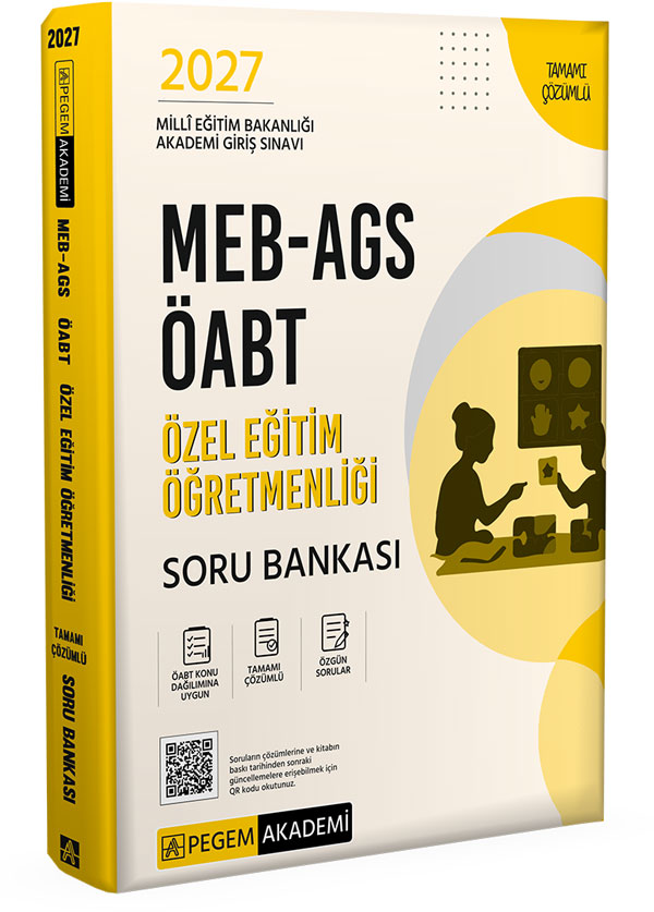 2027 MEB-AGS ÖABT Özel Eğitim Öğretmenliği Soru Bankası 2027 MEB-AGS ÖABT Özel Eğitim Öğretmenliği Soru Bankası