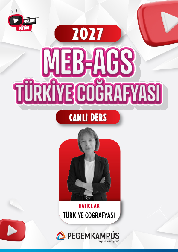 2027 MEB-AGS Türkiye Coğrafyası Canlı Ders