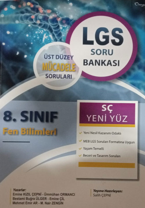 8 Sınıf Fen Bilimleri LGS Soru Bankası