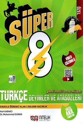 8. Sınıf Süper Türkçe Deyimler ve Atasözleri Yeni Nesil Soru Kitabı