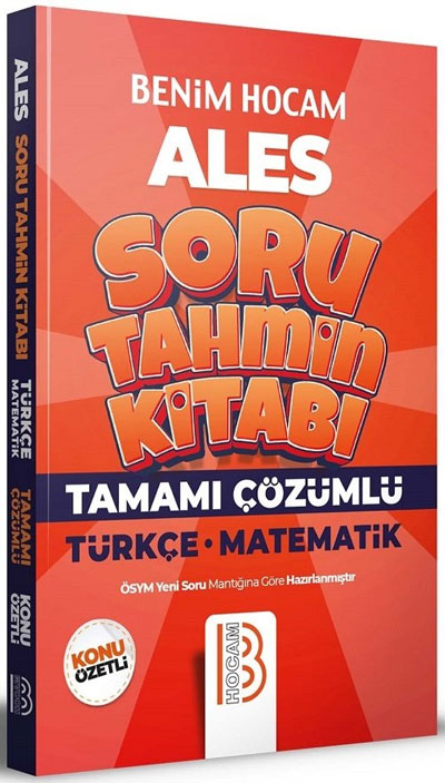 ALES Türkçe Matematik Soru Tahmin Kitabı Soru Bankası Çözümlü