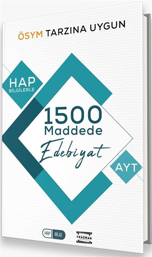 AYT HAP Bilgilerle 1500 Maddede Edebiyat AYT HAP Bilgilerle 1500 Maddede Edebiyat