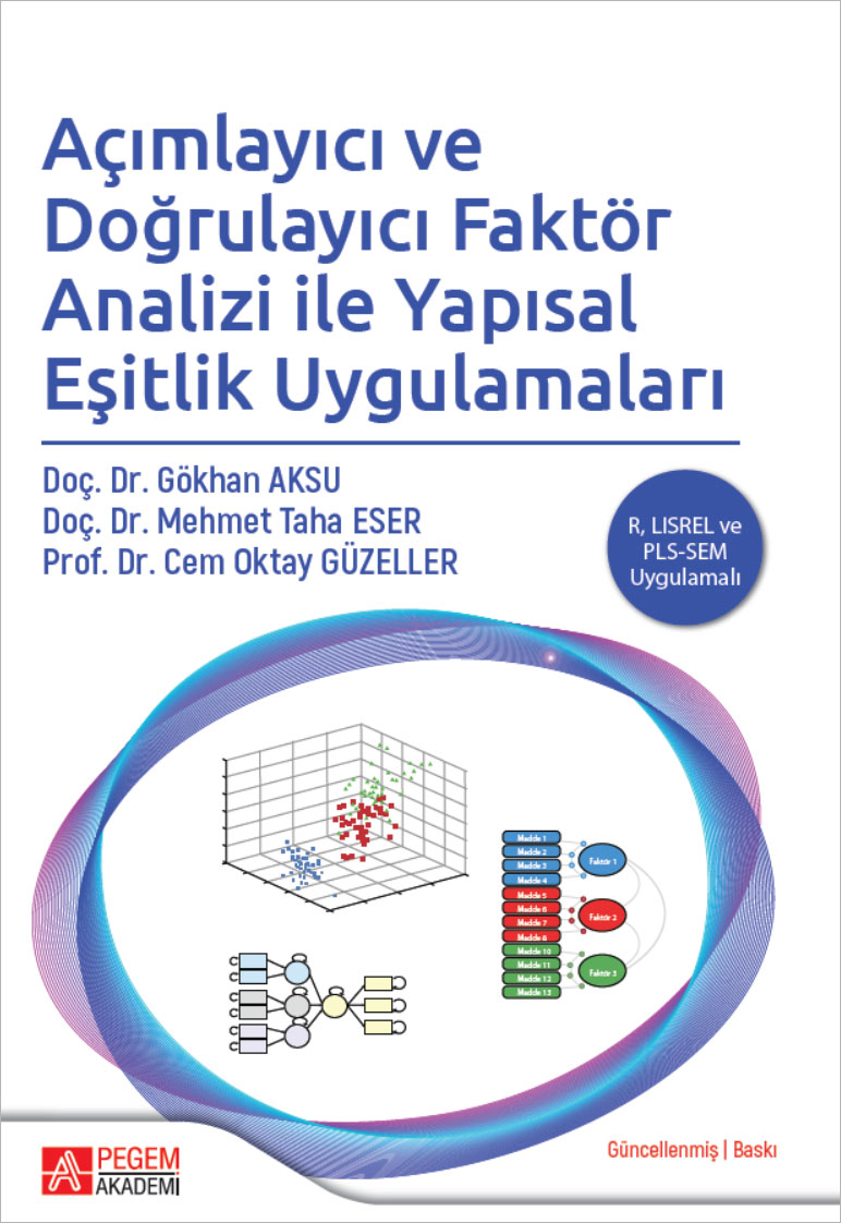 Açımlayıcı ve Doğrulayıcı Faktör Analizi ile Yapısal Eşitlik Uygulamaları Açımlayıcı ve Doğrulayıcı Faktör Analizi ile Yapısal Eşitlik Uygulamaları