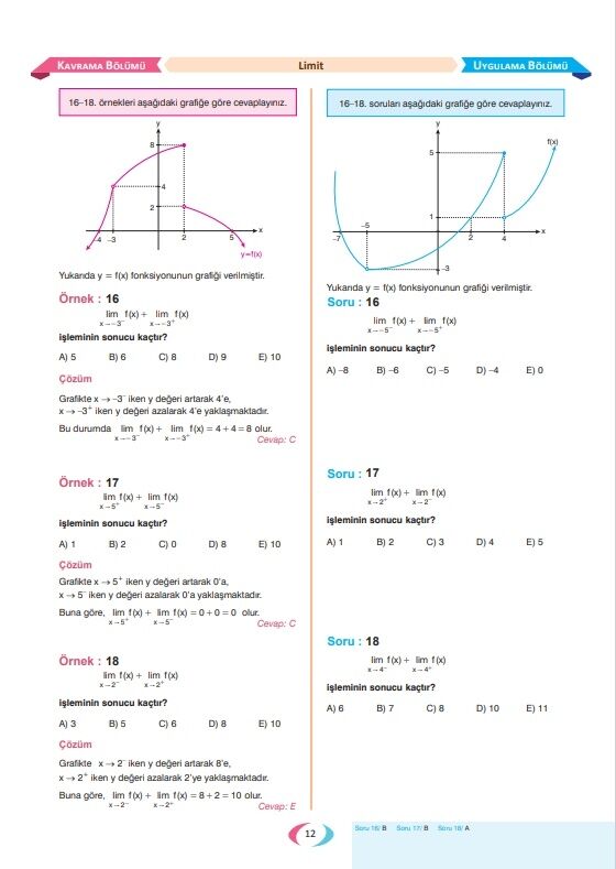 Aktif Öğrenme Yayınları AYT Limit ve Süreklilik Kolay Öğrenme Fasikülü Aktif Öğrenme Yayınları AYT Limit ve Süreklilik Kolay Öğrenme Fasikülü