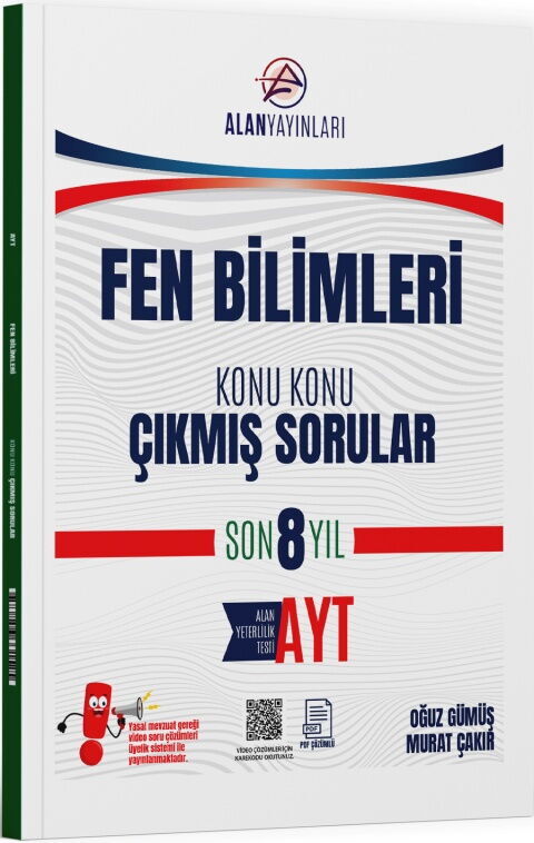 Alan Yayınları AYT Fen Bilimleri Konu Konu Çıkmış Sorular Son 8 Yıl