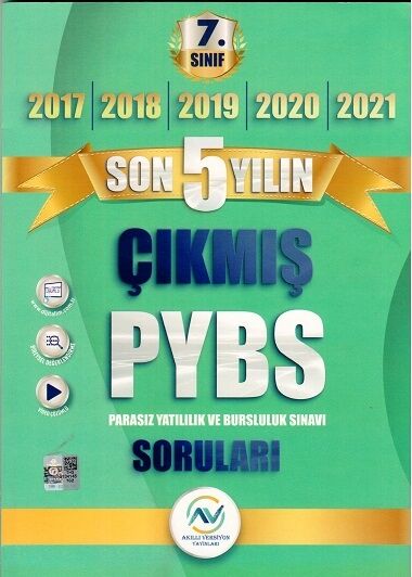 Av Akıllı Versiyon Yayınları 7. Sınıf Son 5 Yılın Çıkmış Soruları