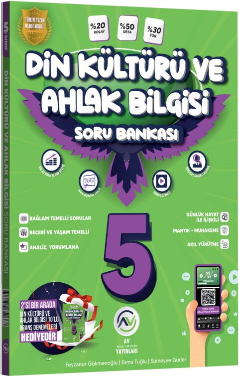 Av Yayınları 5. Sınıf Din Kültürü ve Ahlak Bilgisi Soru Bankası