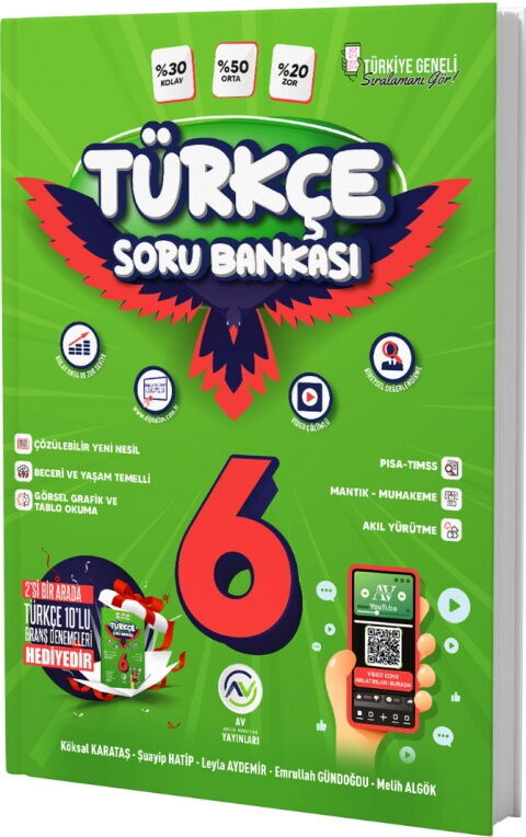 Av Yayınları 6. Sınıf Türkçe Soru Bankası Av Yayınları 6. Sınıf Türkçe Soru Bankası