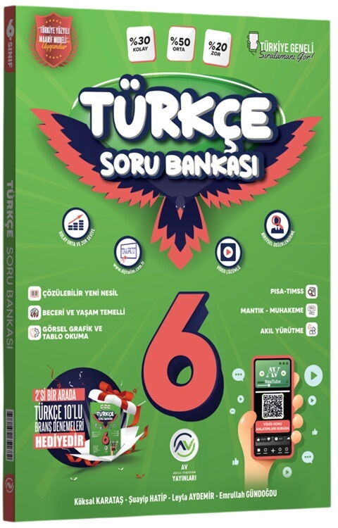 Av Yayınları 6. Sınıf Türkçe Soru Bankası Av Yayınları 6. Sınıf Türkçe Soru Bankası