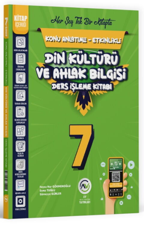 Av Yayınları 7. Sınıf Din Kültürü ve Ahlak Bilgisi Maarif Ders İşleme Kitabı Av Yayınları 7. Sınıf Din Kültürü ve Ahlak Bilgisi Maarif Ders İşleme Kitabı