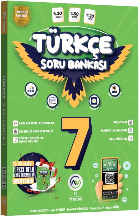 Av Yayınları 7. Sınıf Türkçe Soru Bankası Av Yayınları 7. Sınıf Türkçe Soru Bankası