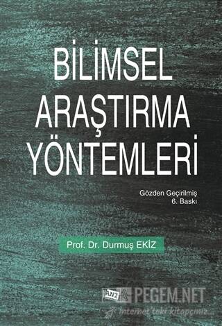 Bilimsel Araştırma Yöntemleri