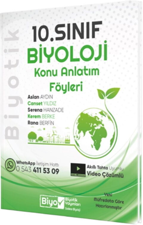 Biyotik Yayınları 10. Sınıf Biyoloji Konu Anlatım Föyleri Biyotik Yayınları 10. Sınıf Biyoloji Konu Anlatım Föyleri