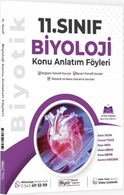 Biyotik Yayınları 11. Sınıf Biyoloji Konu Anlatım Föyleri Biyotik Yayınları 11. Sınıf Biyoloji Konu Anlatım Föyleri