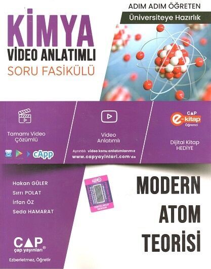 Çap Yayınları Kimya Modern Atom Teorisi Konu Anlatımlı Soru Bankası Çap Yayınları Kimya Modern Atom Teorisi Konu Anlatımlı Soru Bankası