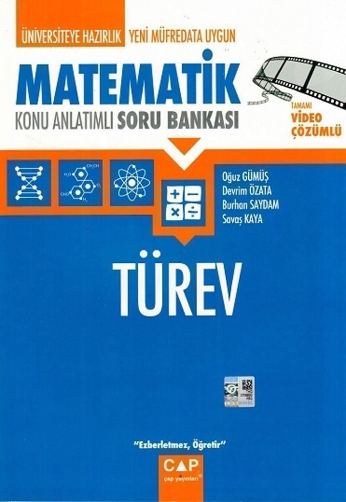 Çap Matematik Türev Konu Anlatımlı Soru Bankası Çap Matematik Türev Konu Anlatımlı Soru Bankası